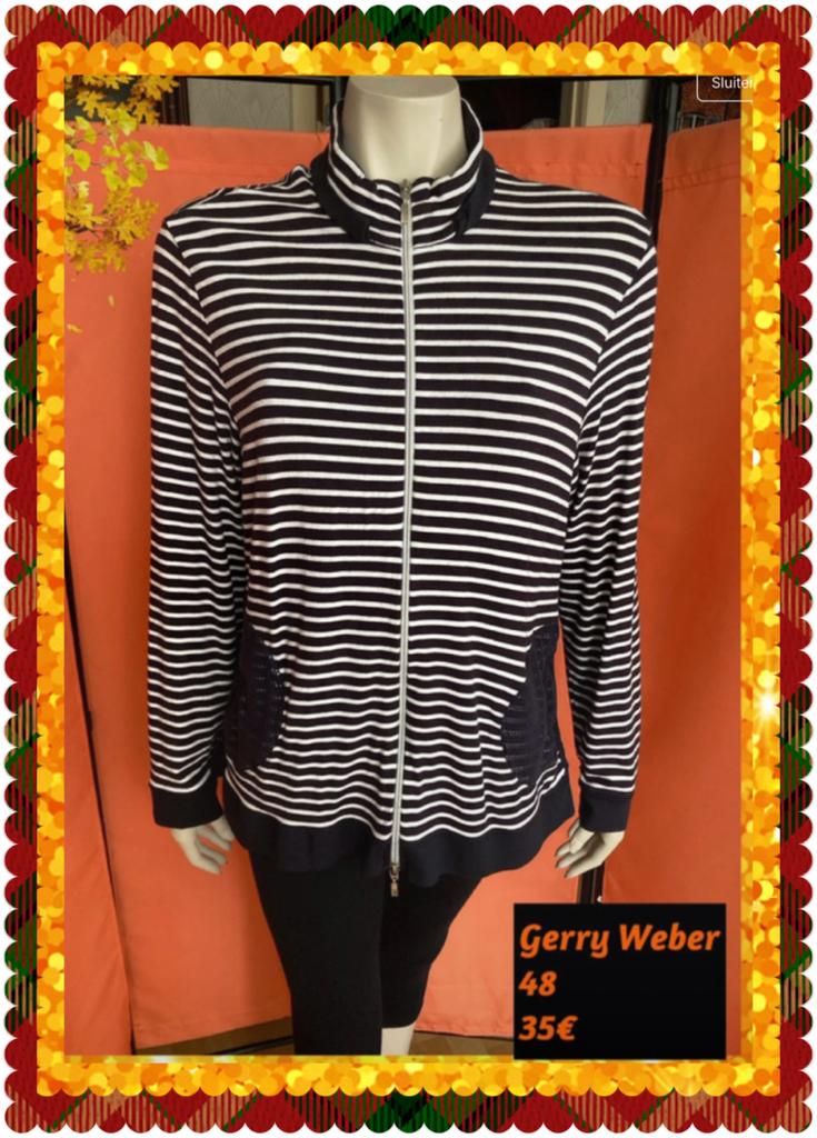 Vest dames 48 Gerry Weber, Zwart, Maat 46/48 (XL) of groter, Ophalen of Verzenden, Zo goed als nieuw