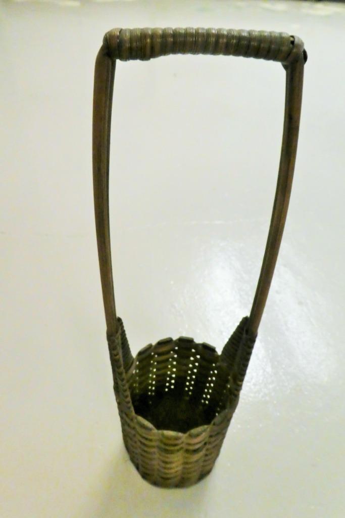 Panier en Osier pour 1 Bouteille, Enlèvement, Comme neuf, Osier, Panier