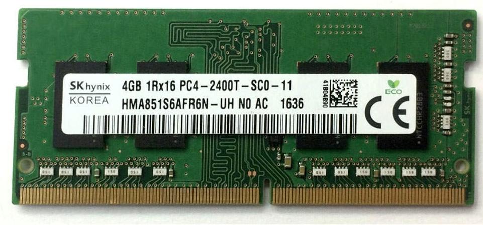 SK Hynix 4GB SO-DIMM DDR4 2400 MHz, Computers en Software, DDR4, Ophalen of Verzenden, Zo goed als nieuw, Laptop