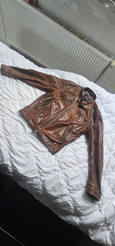 Redskins leren jasje, Kleding | Heren, Ophalen of Verzenden, Gedragen