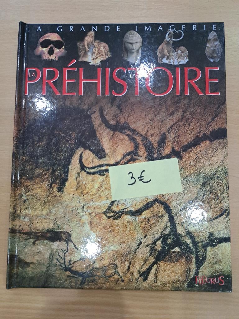 La grande imagerie de la préhistoire - Manuel scolaire Eveil, Enlèvement, Neuf, Primaire, Histoire
