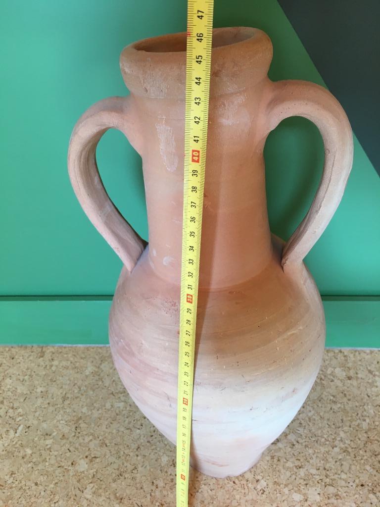 grote terracotta vaas, Overige kleuren, Aardewerk of Porselein, Ophalen of Verzenden, Zo goed als nieuw