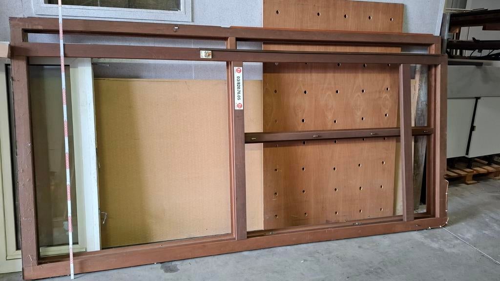 Cadre pour cloison de séparation, entrepôt ou garage avec op, Enlèvement, Comme neuf, Bois