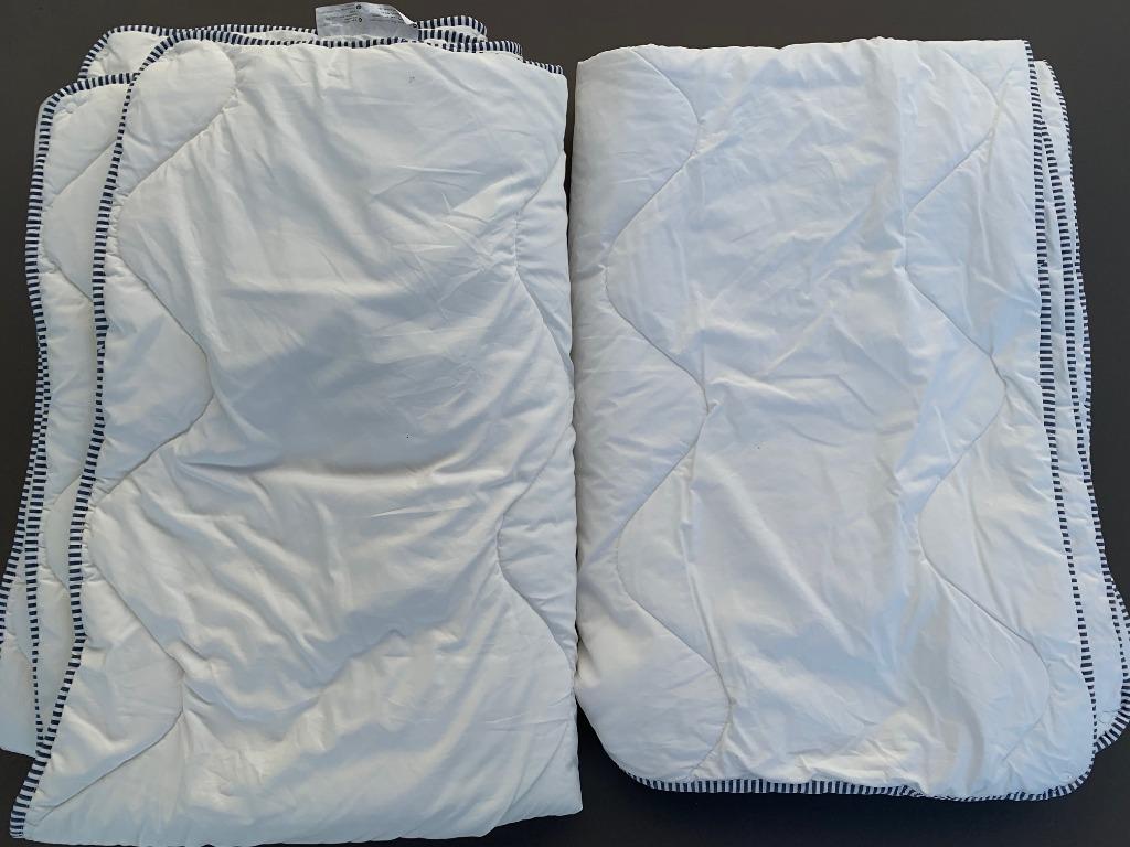 2X dekbed Ikea incl. hoeslaken, dekbedovertrek & kussensloop, Huis en Inrichting, Ophalen, Zo goed als nieuw, Eenpersoons, Deken of Dekbed