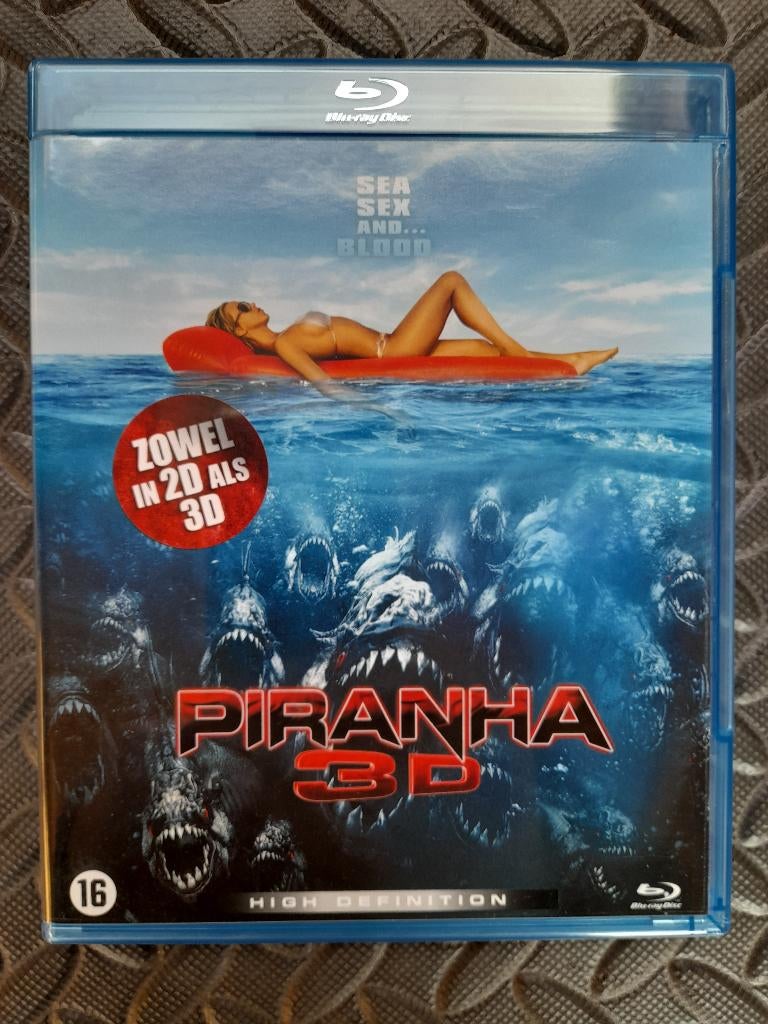 Piranha 2D + 3D, Cd's en Dvd's, Ophalen of Verzenden, Horror