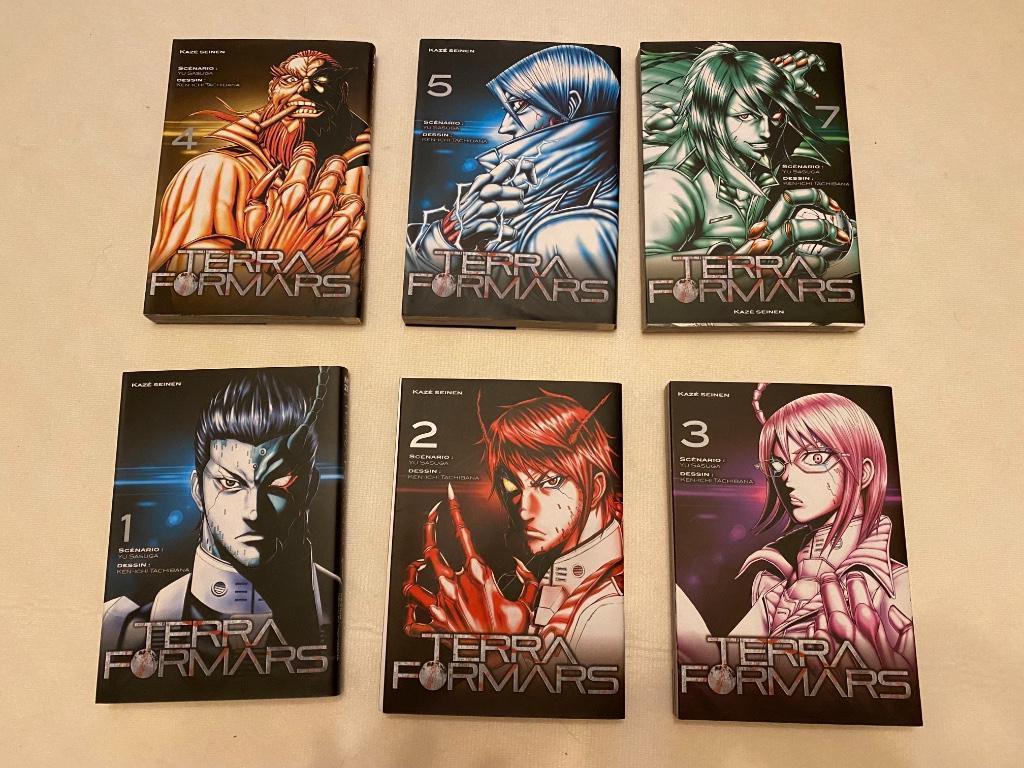 Manga Terra Formars - 5 delen, Boeken, Meerdere stripboeken, Ophalen of Verzenden, Zo goed als nieuw