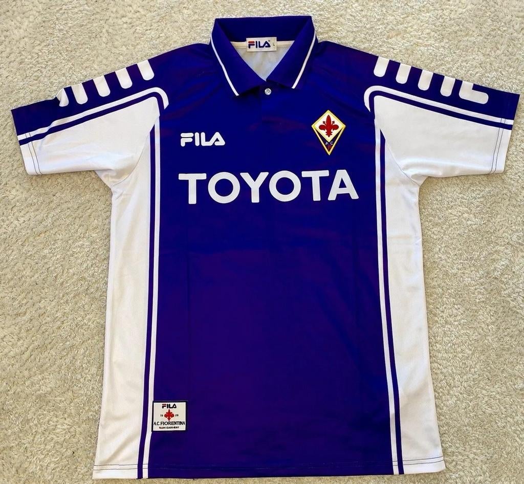 Fiorentina Rui Costa Voetbal Thuisshirt Origineel 1999/2000, Envoi, Comme neuf