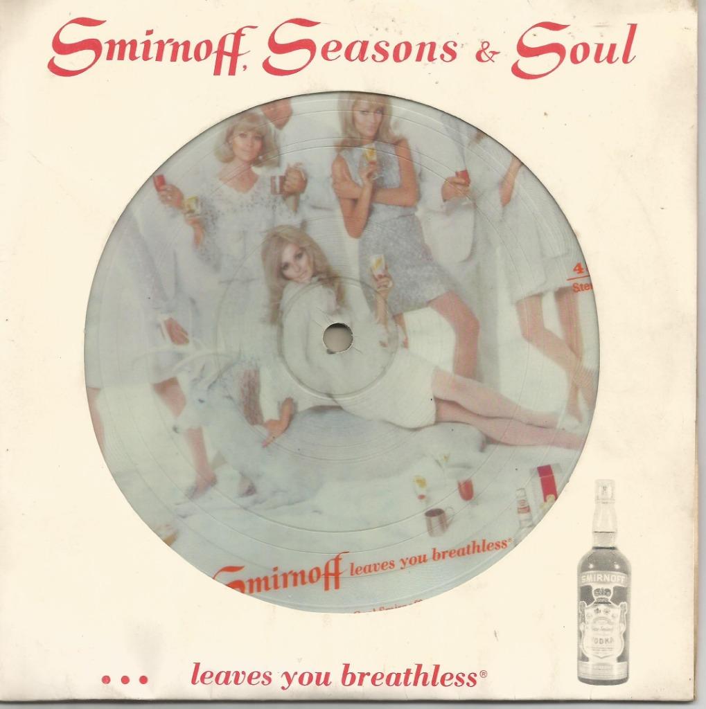 Reclame vinyl single Smirnoff Seasons & Soul, Ophalen of Verzenden, Zo goed als nieuw, Overige typen