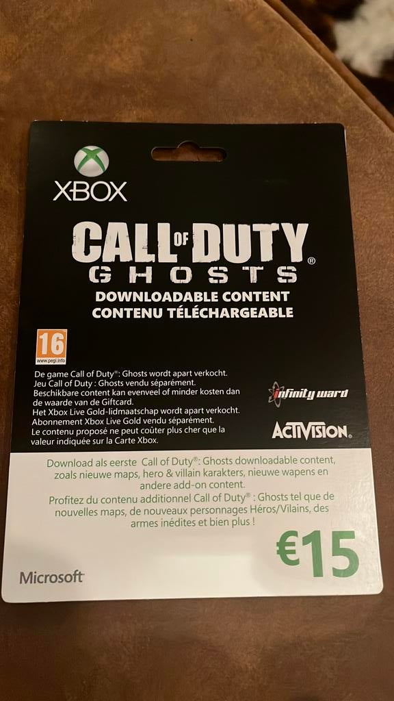 XBox Call of Duty Ghosts downloadable content, Consoles de jeu & Jeux vidéo, Enlèvement, Neuf