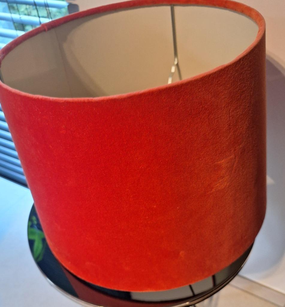Abat jour en velours lisse orange maison du monde, Autres couleurs, Rond, Utilisé, 25 à 50 cm