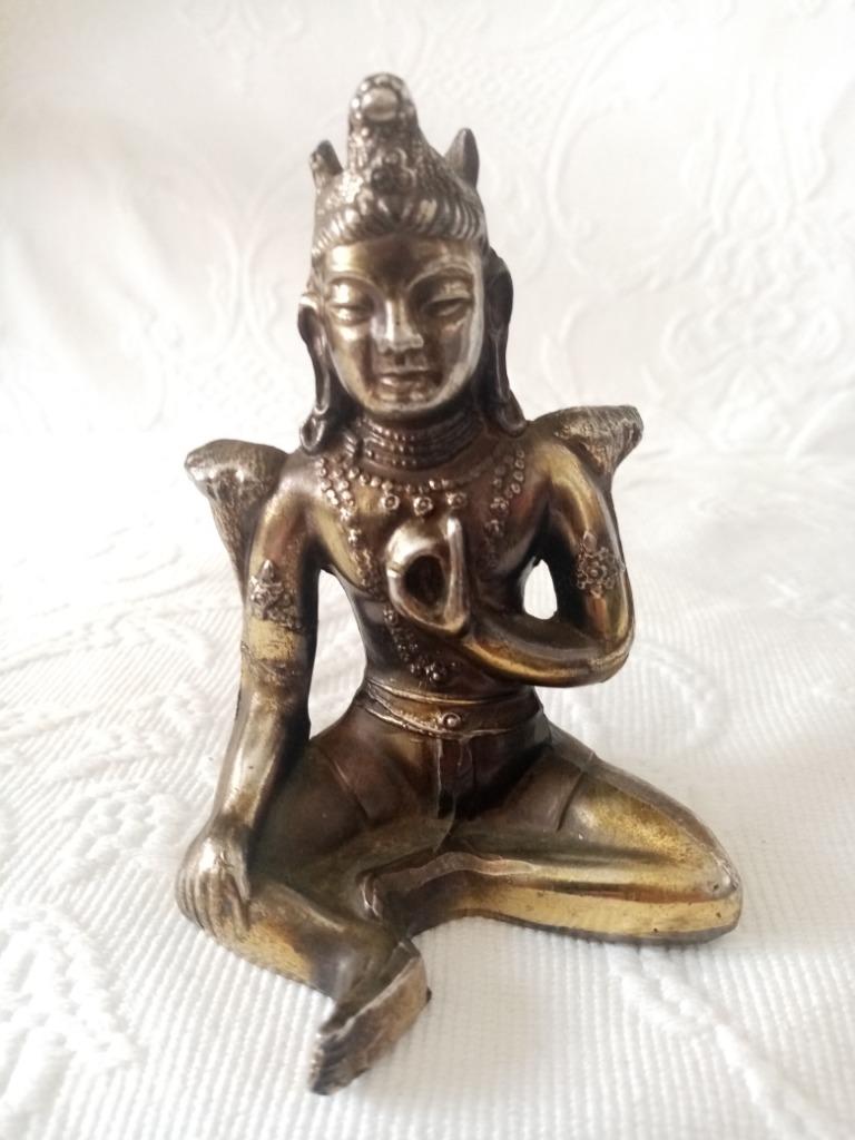 la statue encensoir bronze Vajradhara  Japon/9.50cm, Antiquités & Art, Enlèvement ou Envoi, Bronze