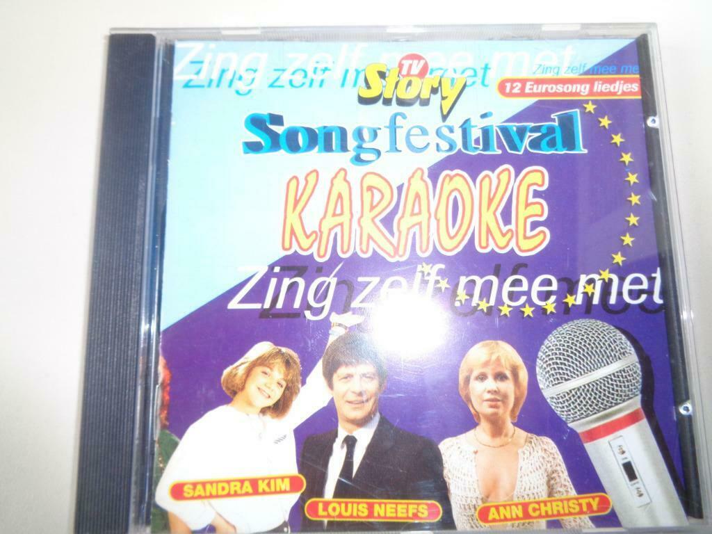 CD Songfestival karaoke, Cd's en Dvd's, Ophalen of Verzenden