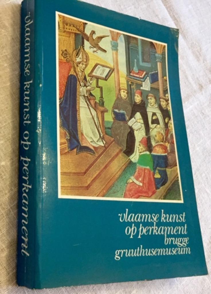 Vlaamse kunst op perkament, Livres, Art & Culture | Arts plastiques, Comme neuf, Peinture et dessin, Enlèvement ou Envoi