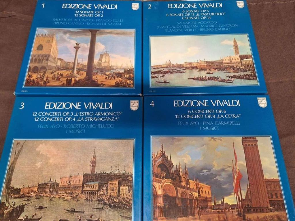 8 x BOXSET VINYL - PHILIPS CLASSICAL VIVALDI / 8 VOLUMES, Ophalen of Verzenden, Kamermuziek, Gebruikt, 12 inch