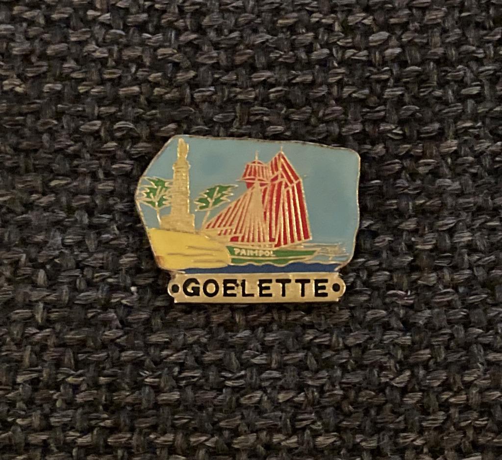 PIN - GOELETTE - PAIMPOL - VOILIER - ZEILBOOT, Verzenden, Gebruikt, Overige onderwerpen, Speldje of Pin