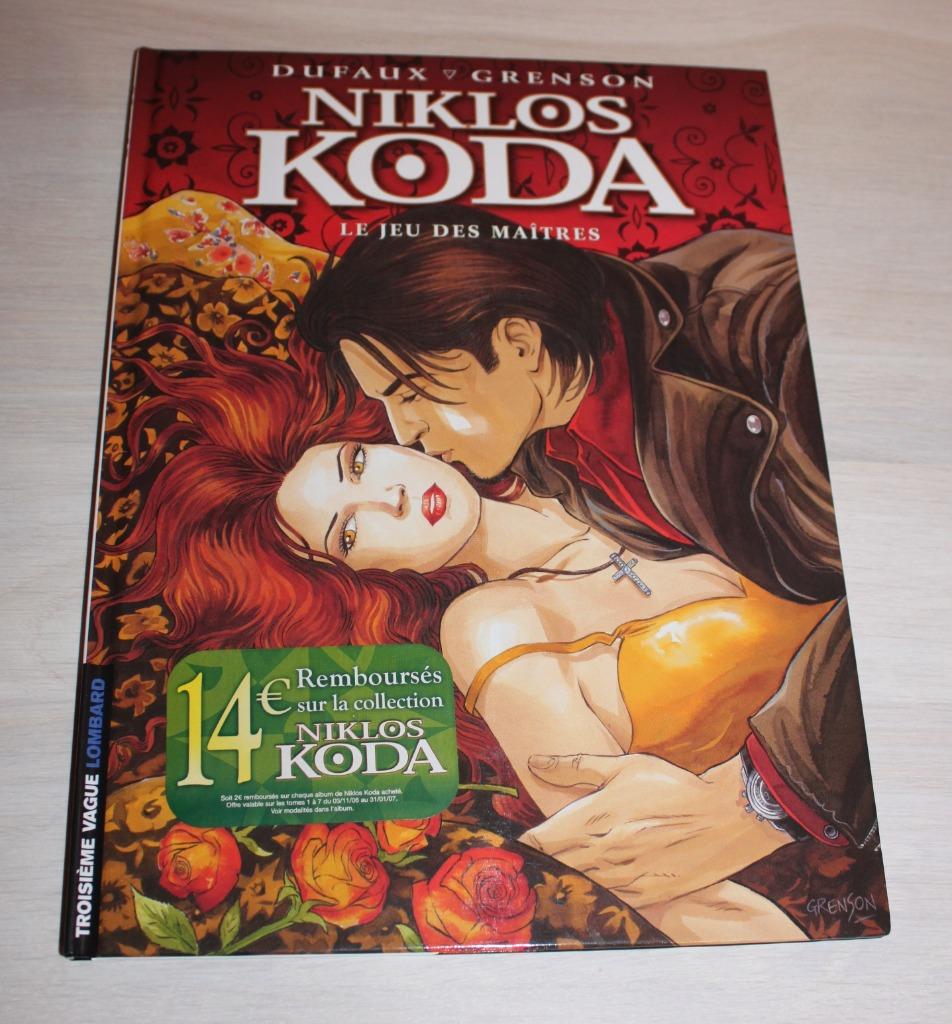 Niklos Koda 8 "Le jeu des maîtres" en EO et état comme neuf., Une BD, Enlèvement ou Envoi, Comme neuf