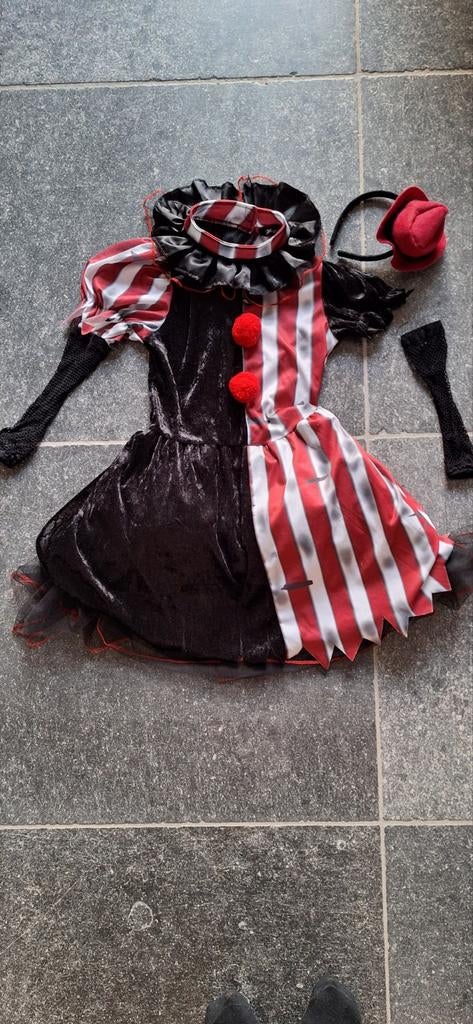 Killer clown meisje maat 140, Kinderen en Baby's, Ophalen, Nieuw, 134 t/m 140, Meisje
