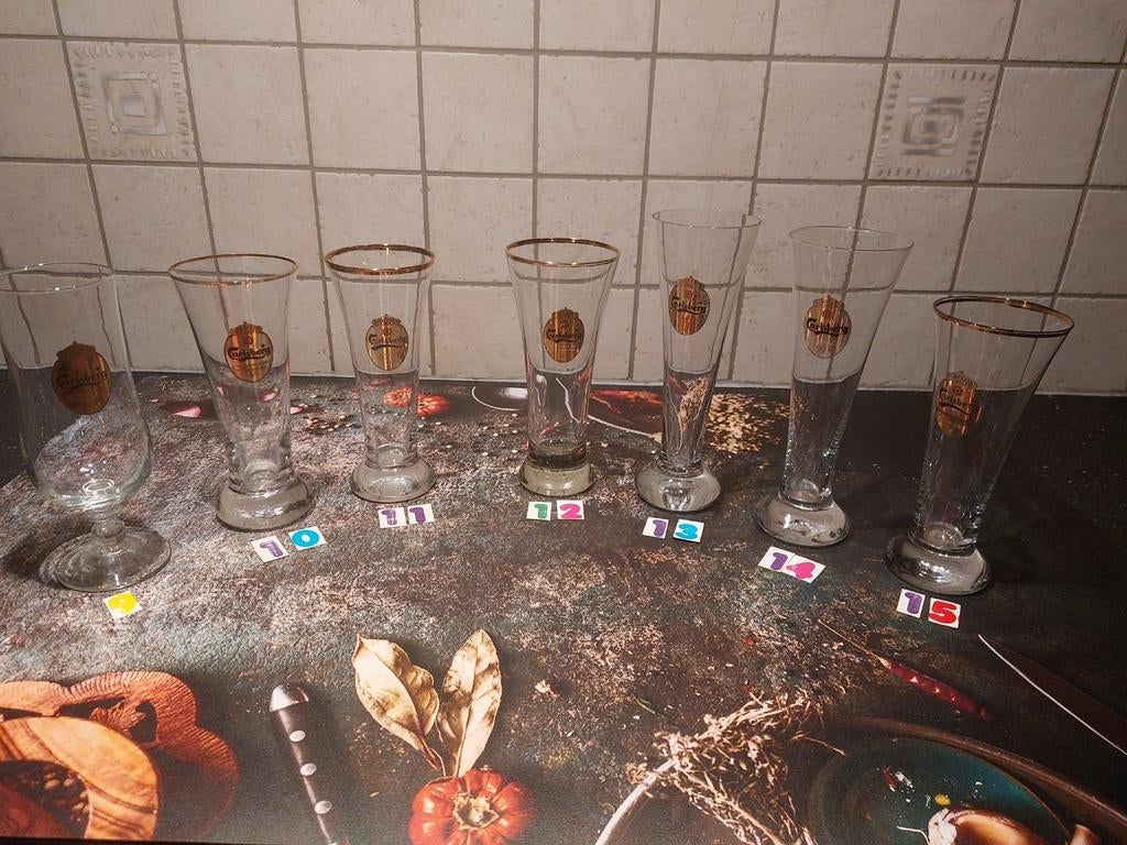 Carlsberg siffle le logo rond, Collections, Enlèvement ou Envoi, Comme neuf, Verre à bière
