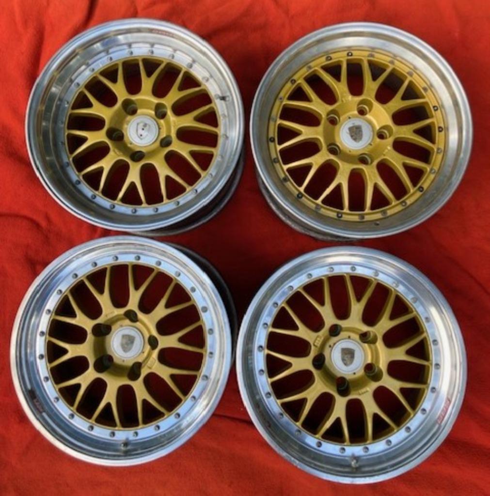 PORSCHE 18 INCH ORGINELE BBS MAGNESIUM VELGEN zeer licht, Auto-onderdelen, Banden en Velgen, Velg(en), 18 inch, Personenwagen
