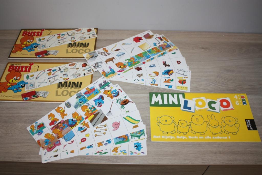 3x Mini Loco boekjes 4-7 jaar Bussi 1,2 1984 en Nijntje 1998, Boeken, Ophalen of Verzenden, Gelezen, Overige niveaus, Overige vakken