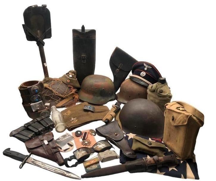 GEZOCHT: militaire voorwerpen of verzameling leger oorlog, Enlèvement
