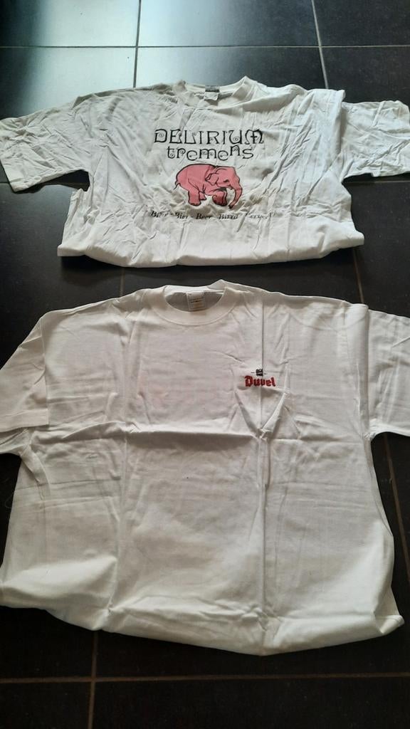 Duvel en Delirium T - shirts ., Verzamelen, Biermerken, Ophalen of Verzenden, Zo goed als nieuw, Overige typen, Duvel