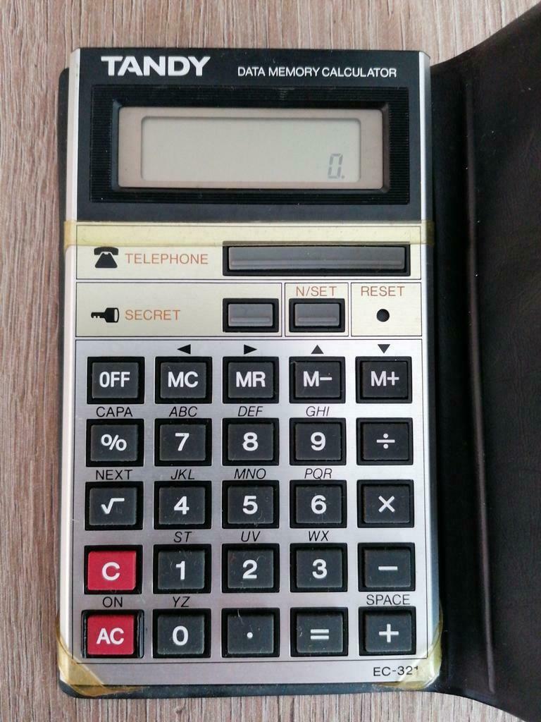 Tandy data memory calculator, Enlèvement