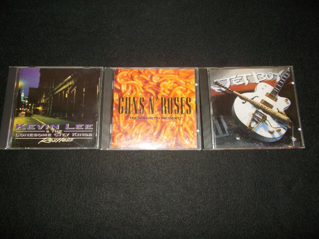 3 CD's - JET BOY - KEVIN LEE - GUNS N' ROSES - in 1 Lot, Enlèvement, Comme neuf