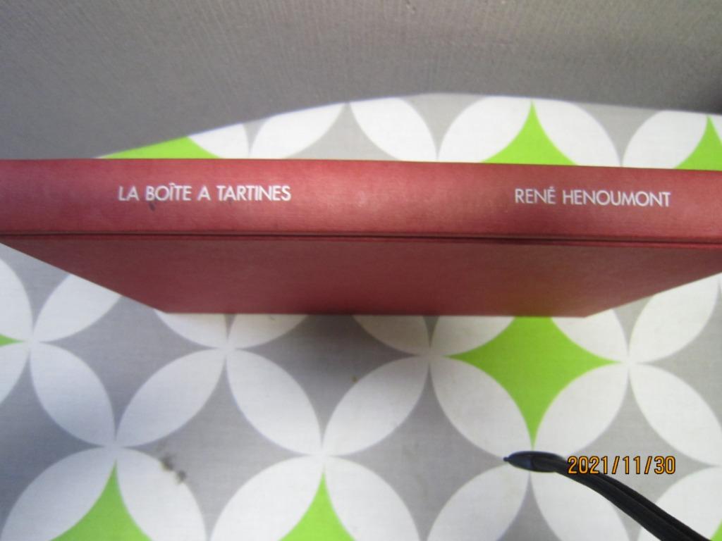 Livre "La boîte à tartines" de René Henoumont, René Henoumont, Belgique, Utilisé, Envoi
