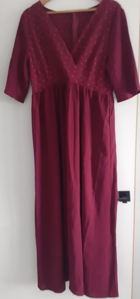 Jurk shein met cape bordeaux., Ophalen of Verzenden, Nieuw, Maat 42/44 (L)