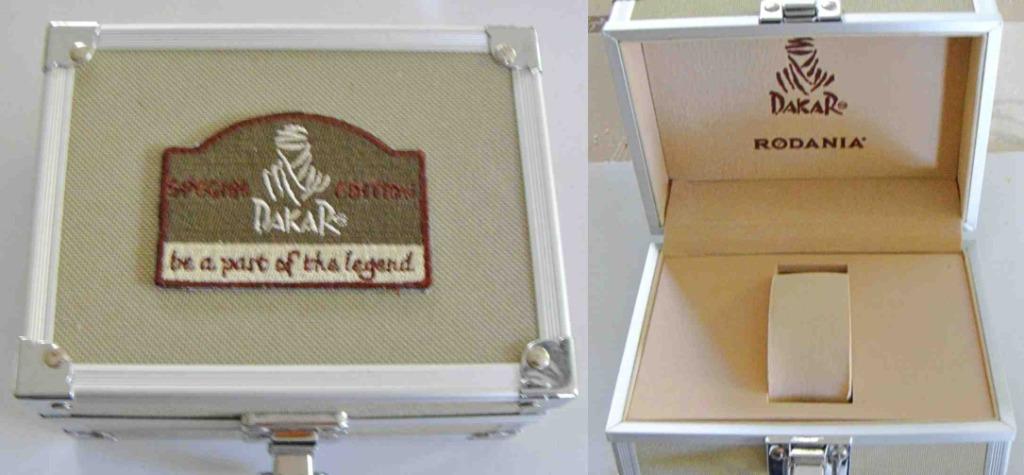 Boîte / écrin beige pour montre RODANIA DAKAR vintage NEUVE, Enlèvement ou Envoi, Neuf
