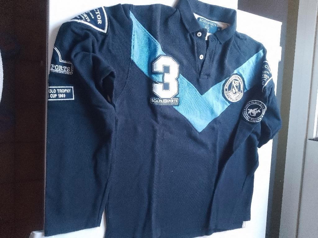 als nieuw polo scapa sports medium heren (90€), Envoi, Porté, Taille 48/50 (M), Scapa