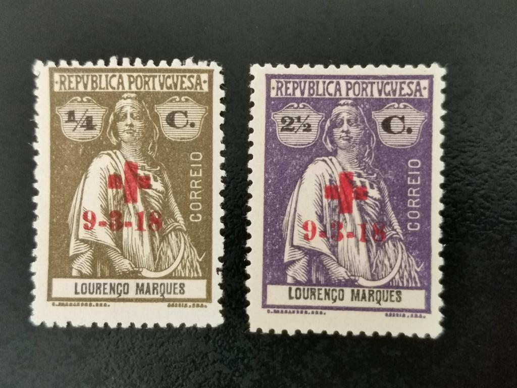 Lourenço Marques 1918 - Cérès avec surcharge Croix-Rouge *, Enlèvement ou Envoi, Autres pays, Non oblitéré