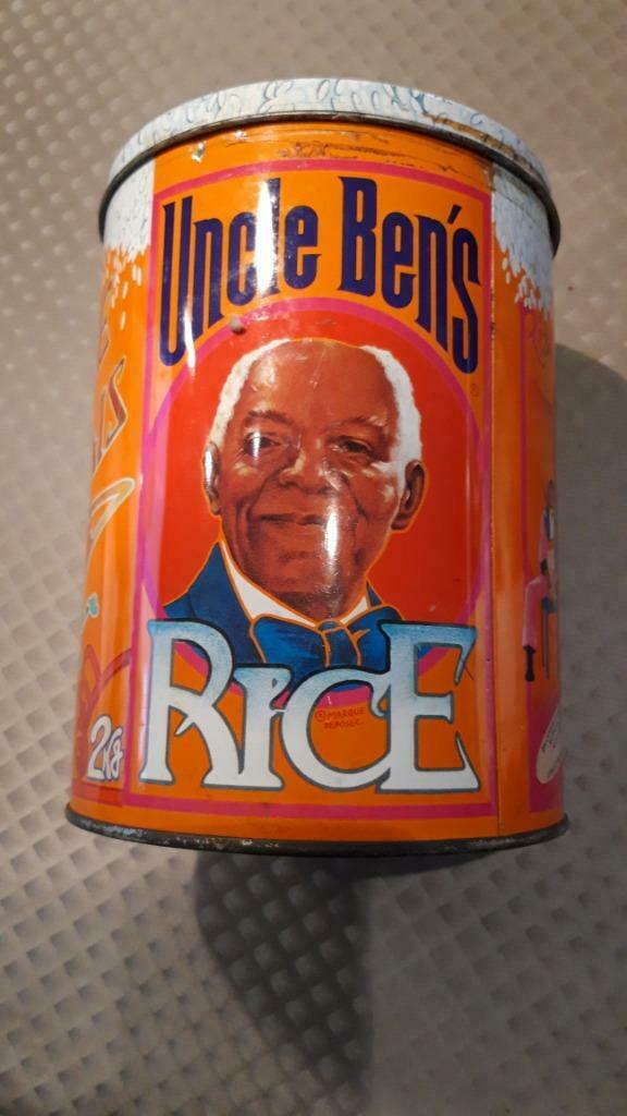 Unckle Ben's rijstblik, Verzamelen, Ophalen of Verzenden, Gebruikt, Overige, Overige merken