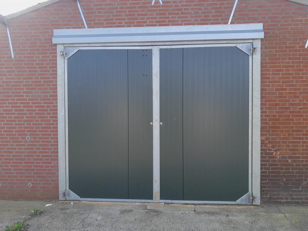 Staldeuren 9 sets 2,8 hg x 3,3 br Draaideur Sandwichpaneel, Élevage