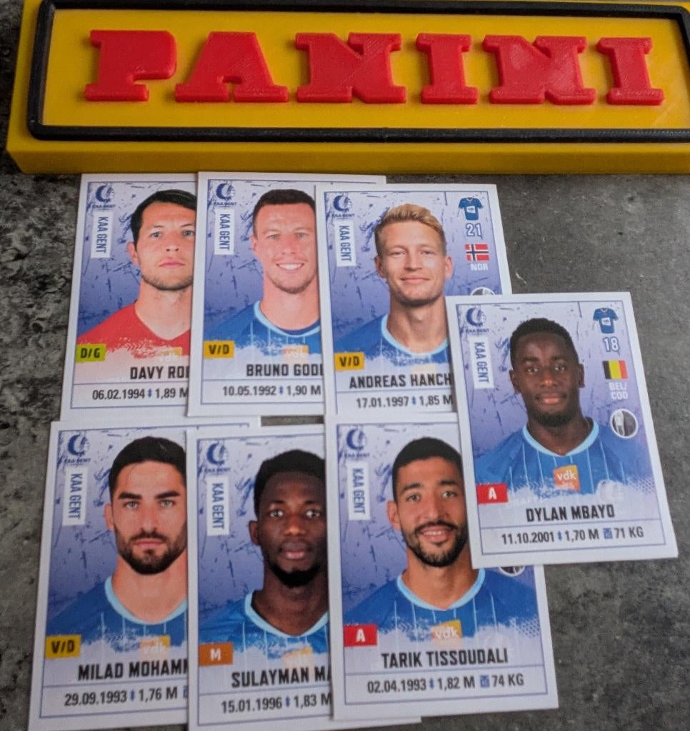 PANINI STICKERS FOOTBALL 2020/2021 MERCATO’s  AA GENT, Ophalen of Verzenden, Nieuw