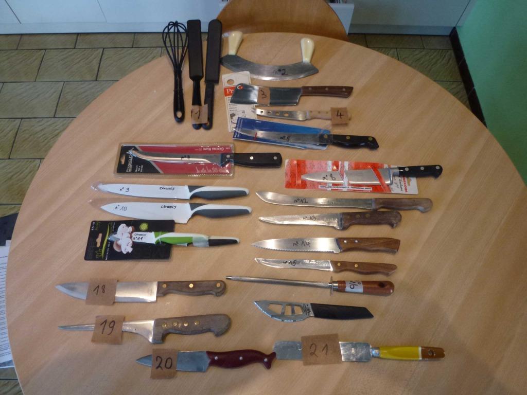 couteaux de cuisine , modèles hauts de gamme, certains neufs, Maison & Meubles, Cuisine | Couverts, Enlèvement ou Envoi, Neuf