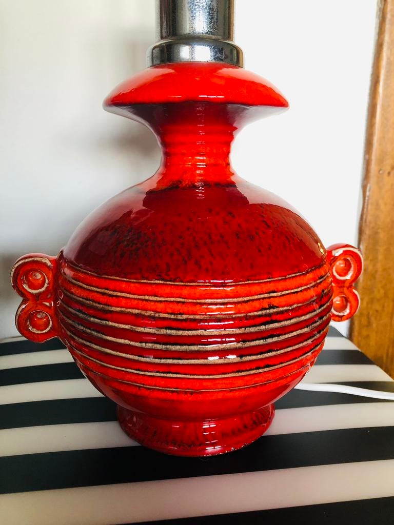 Vintage - Lamp - Keramiek, Ophalen of Verzenden