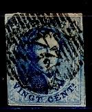 Belge 1861 - Léopold I n 10, Envoi, Oblitéré