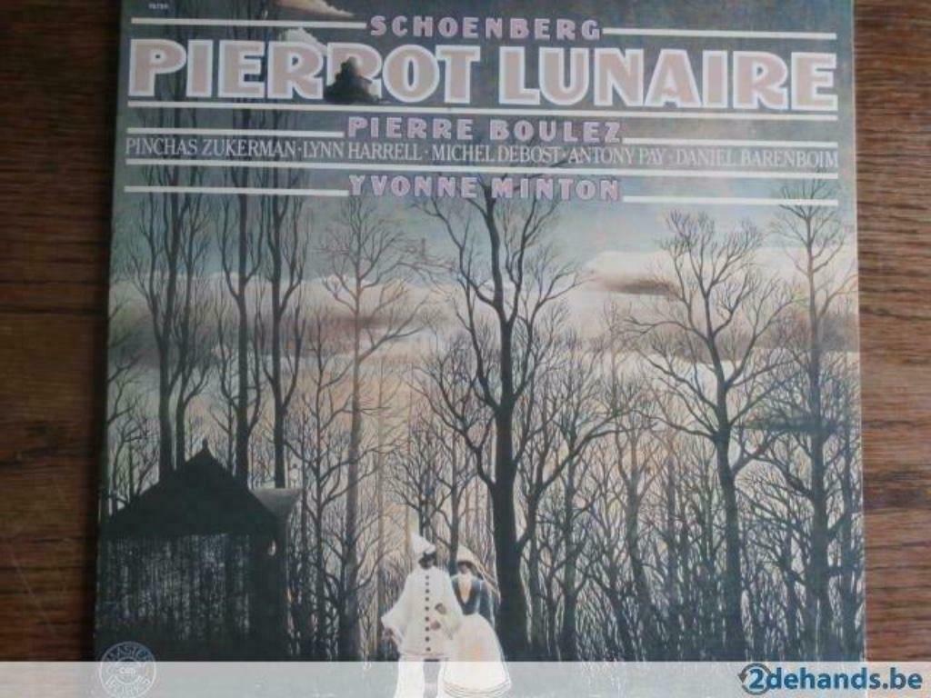 Pierrot Lunaire-OP21-Schoenberg-Boulez - Minton, Enlèvement ou Envoi