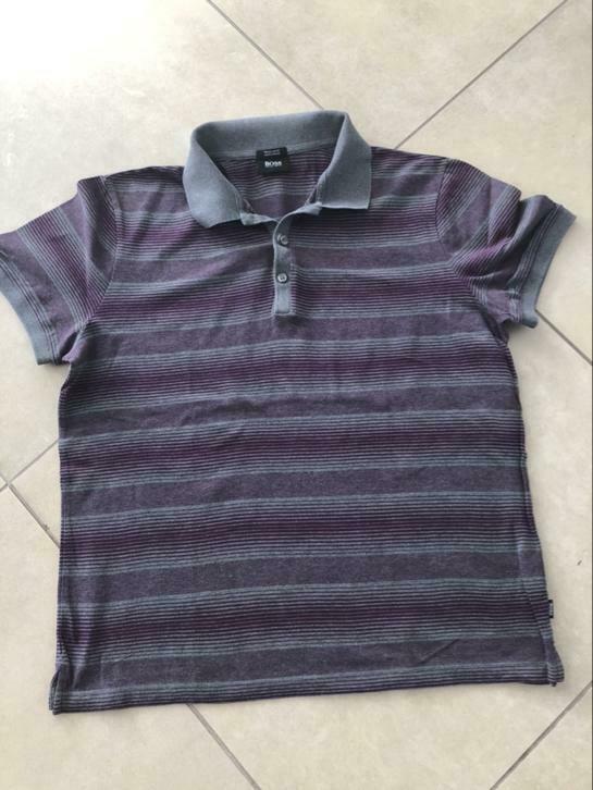 Polo Hugo Boss maat L, Enlèvement ou Envoi, Comme neuf, Taille 52/54 (L), Gris