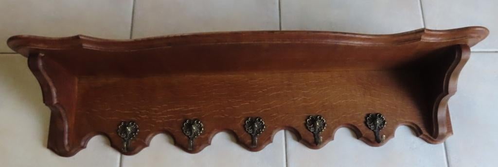 Archelle/porte-manteaux en chêne 102 cm long, Ophalen, Gebruikt, Wandkapstok