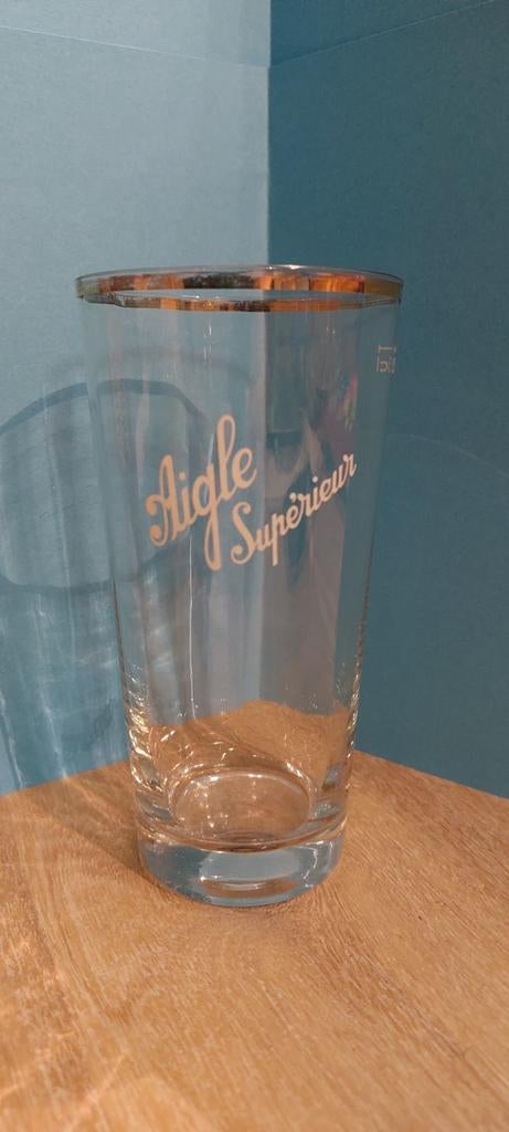 Facetten glas  Aigle  Supérieur   Brugge, Ophalen of Verzenden, Gebruikt, Glas of Glazen