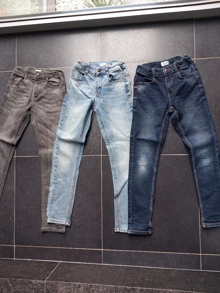3 lange broeken 134, Gebruikt, Ophalen of Verzenden, Jongen, Broek