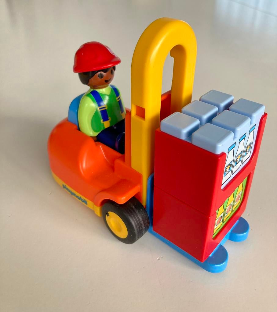 Playmobil 123 Heftruck, Kinderen en Baby's, Speelgoed | Playmobil, Ophalen of Verzenden, Gebruikt