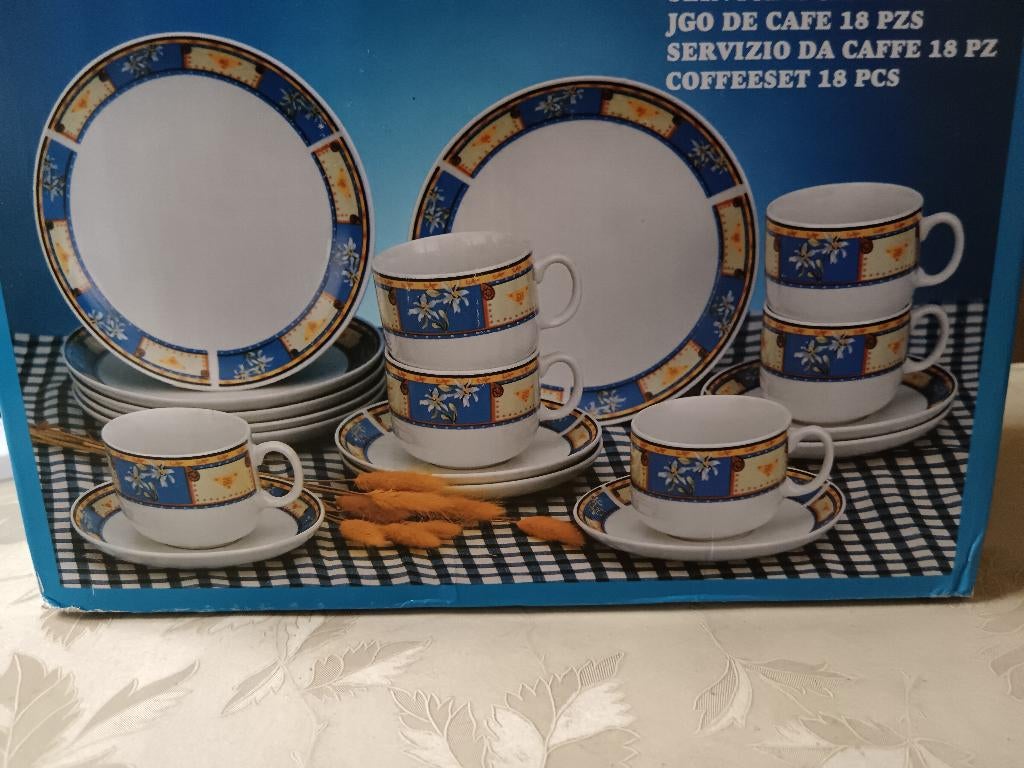 Service à café 18 pièces, Enlèvement, Neuf, Autres matériaux