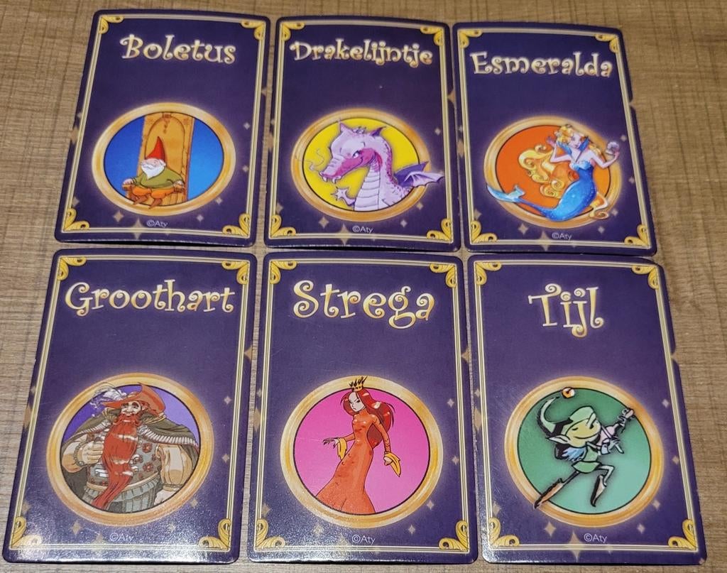 Geronimo Stilton - reeks Fantasia: 6 verzamelkaarten, Verzamelen, Ophalen of Verzenden, Gebruikt