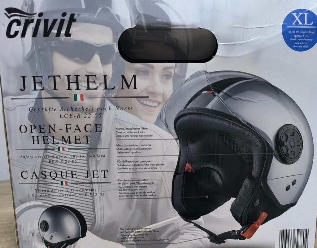 Mooie scooterhelm, nieuw in doos, Ophalen, Nieuw, Extra large of groter