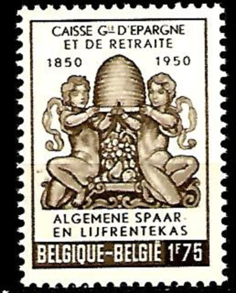 1950 100 j. ASLK OBP 826**, Postzegels en Munten, Orginele gom, Ophalen of Verzenden, Zonder stempel, Postfris