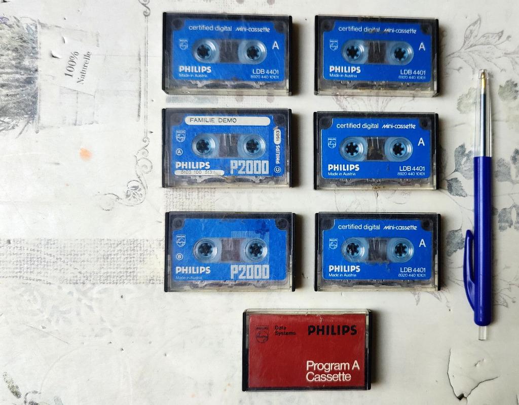 7 Philips datacassettes., Ophalen, Gebruikt